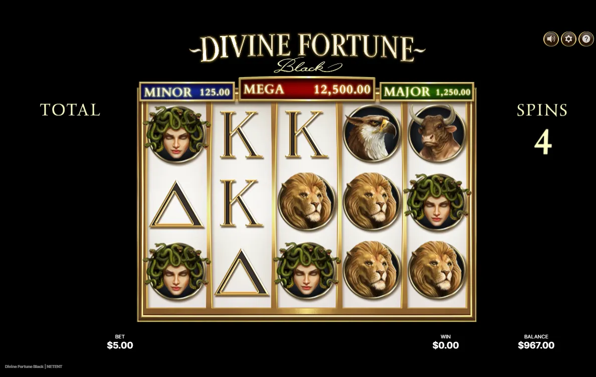 Divine Fortune Black